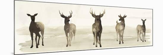 Deer Line I-Grace Popp-Mounted Premium Giclee Print