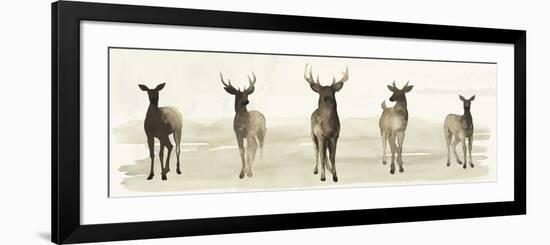 Deer Line I-Grace Popp-Framed Art Print