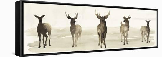 Deer Line I-Grace Popp-Framed Stretched Canvas