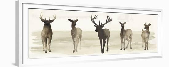 Deer Line II-Grace Popp-Framed Premium Giclee Print