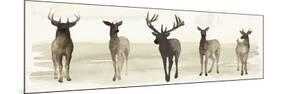 Deer Line II-Grace Popp-Mounted Art Print