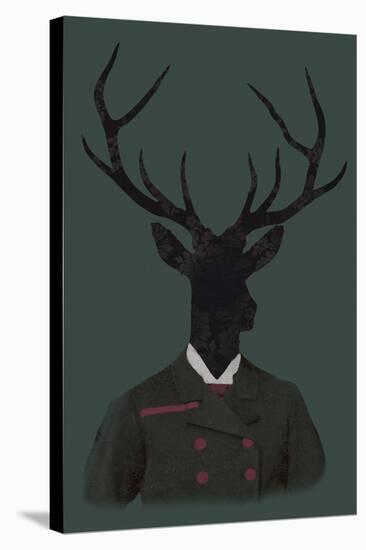 Deer Man-Clara Wells-Stretched Canvas
