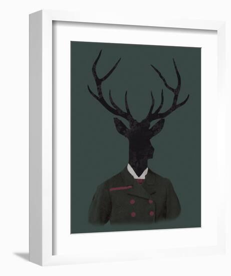 Deer Man-Clara Wells-Framed Art Print