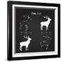 Deer Meat Cut Scheme-ONiONAstudio-Framed Art Print