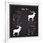 Deer Meat Cut Scheme-ONiONAstudio-Framed Art Print