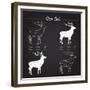 Deer Meat Cut Scheme-ONiONAstudio-Framed Premium Giclee Print