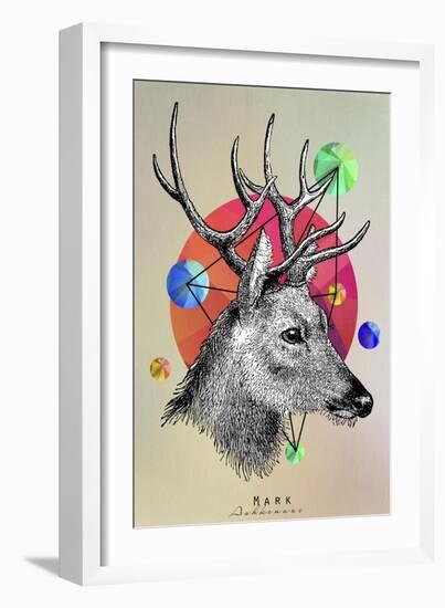 Deer New-Mark Ashkenazi-Framed Giclee Print