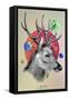 Deer New-Mark Ashkenazi-Framed Stretched Canvas