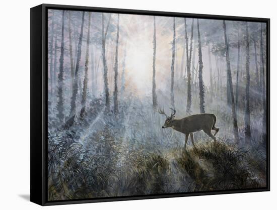 Deer Path IV-B. Lynnsy-Framed Stretched Canvas