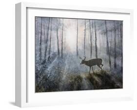 Deer Path IV-B. Lynnsy-Framed Art Print