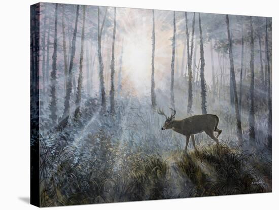 Deer Path IV-B. Lynnsy-Stretched Canvas