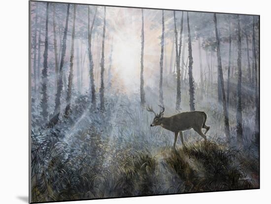 Deer Path IV-B. Lynnsy-Mounted Art Print