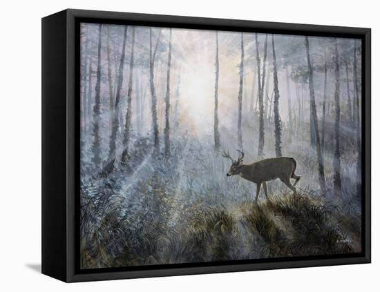 Deer Path IV-B. Lynnsy-Framed Stretched Canvas