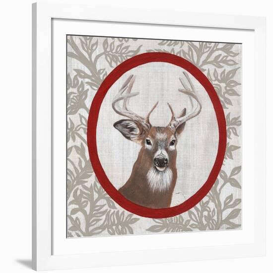 Deer Portrait-Gigi Begin-Framed Giclee Print