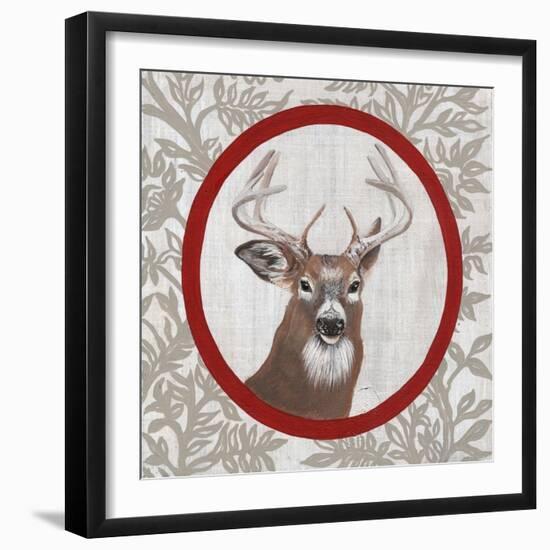 Deer Portrait-Gigi Begin-Framed Giclee Print