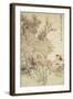 Deer Pulling a Chariot, 1889-Ren Yi-Framed Giclee Print