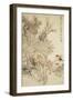 Deer Pulling a Chariot, 1889-Ren Yi-Framed Giclee Print