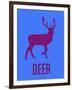 Deer Purple-NaxArt-Framed Art Print