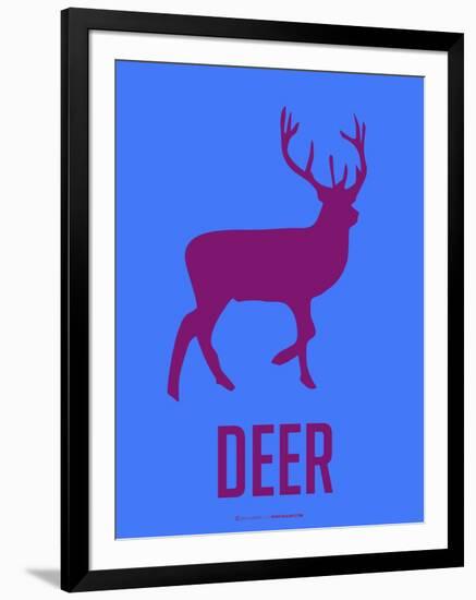 Deer Purple-NaxArt-Framed Art Print