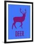 Deer Purple-NaxArt-Framed Art Print