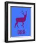 Deer Purple-NaxArt-Framed Art Print