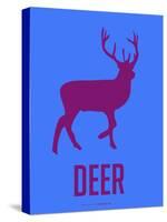 Deer Purple-NaxArt-Stretched Canvas