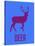 Deer Purple-NaxArt-Stretched Canvas