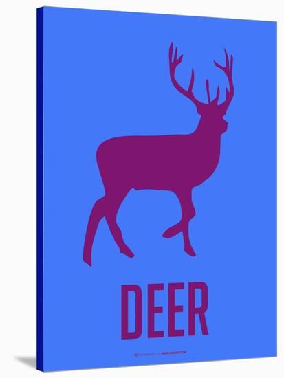 Deer Purple-NaxArt-Stretched Canvas