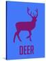 Deer Purple-NaxArt-Stretched Canvas