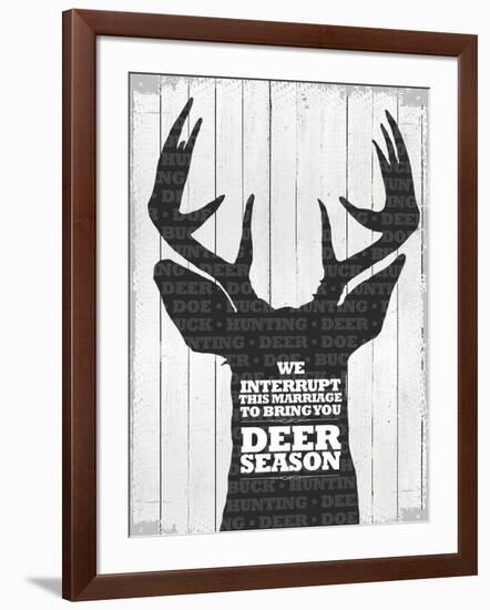 Deer Season 1-null-Framed Giclee Print