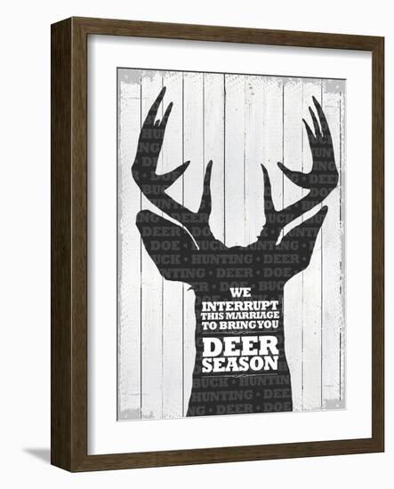 Deer Season 1-null-Framed Giclee Print