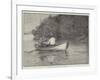 Deer-Shooting on a New York Lake-Rufus Fairchild Zogbaum-Framed Giclee Print