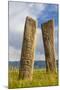 Deer stones with inscriptions, 1000 BC, Mongolia.-Tom Norring-Mounted Photographic Print