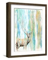 Deer Tree-Michelle Faber-Framed Giclee Print