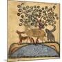 Deer-type, Rabbit and Fox, Standing Over Water-Aristotle ibn Bakhtishu-Mounted Giclee Print