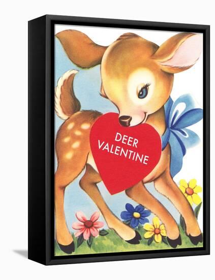 Deer Valentine-null-Framed Stretched Canvas