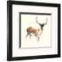 Deer Wearing Gym Socks-Charmaine Olivia-Framed Art Print