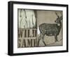 Deer with white tail-null-Framed Giclee Print