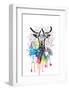 Deer-Karin Roberts-Framed Art Print