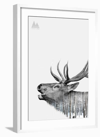 Deer-PhotoINC-Framed Art Print