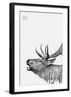 Deer-PhotoINC-Framed Art Print