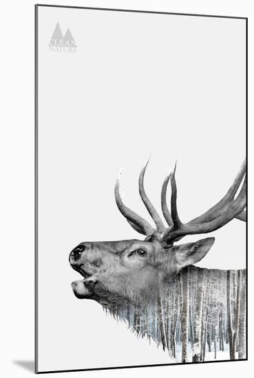 Deer-PhotoINC-Mounted Art Print