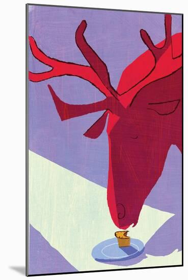 Deer-A Richard Allen-Mounted Giclee Print
