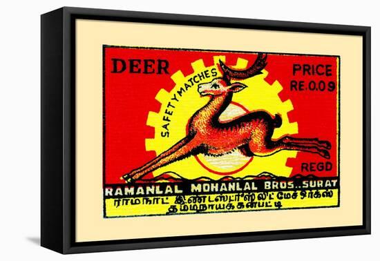 Deer-null-Framed Stretched Canvas