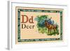 Deer-null-Framed Art Print