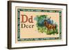 Deer-null-Framed Art Print