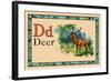 Deer-null-Framed Art Print