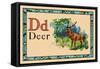 Deer-null-Framed Stretched Canvas