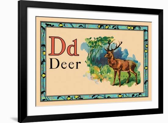 Deer-null-Framed Art Print