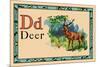 Deer-null-Mounted Art Print